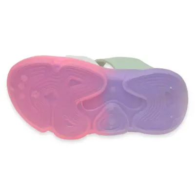 Vicco 321.B24Y223 Bebe Işıklı Çok Renkli Kız Çocuk Sandalet - 5