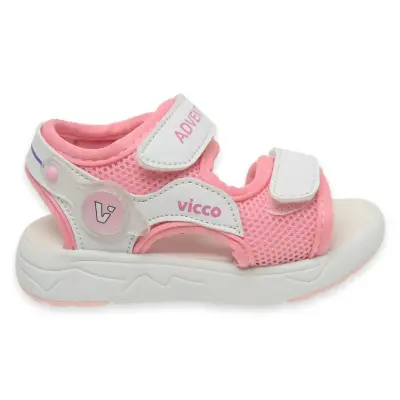 Vicco 321.E24Y210 Mocha Ilk Adım Phylon Pembe Çocuk Sandalet - 2