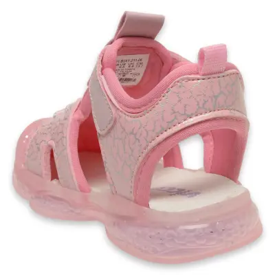 Vicco 321.E24Y211 Ilk Adım Phylon Işıklı Pembe Çocuk Sandalet - 4