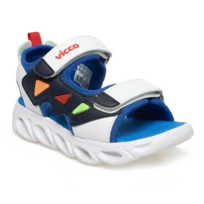 Vicco 321.P24Y204 Hilda Patik Işılklı Mavi Erkek Çocuk Sandalet 