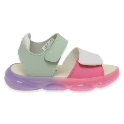 Vicco 321.P24Y223 Işıklı Sandal Çok Renkli Kız Çocuk Sandalet - 2