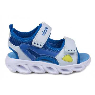 Vicco 332.b21Y188 Roy Phylon Işıklı Mavi Erkek Çocuk Sandalet - 2