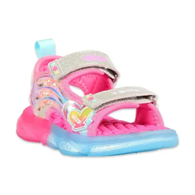 Vicco 332.B25Y.254 Can Bebe Işıklı Phylon Fuşya Kız Çocuk Sandalet - 1