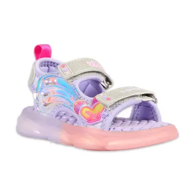 Vicco 332.B25Y.254 Can Bebe Işıklı Phylon Lila Kız Çocuk Sandalet 