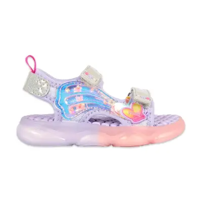 Vicco 332.B25Y.254 Can Bebe Işıklı Phylon Lila Kız Çocuk Sandalet - 2