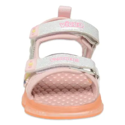 Vicco 332.B25Y.254 Can Bebe Işıklı Phylon Pudra Kız Çocuk Sandalet - 3