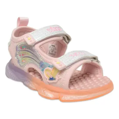 Vicco 332.B25Y.254 Can Bebe Işıklı Phylon Pudra Kız Çocuk Sandalet 
