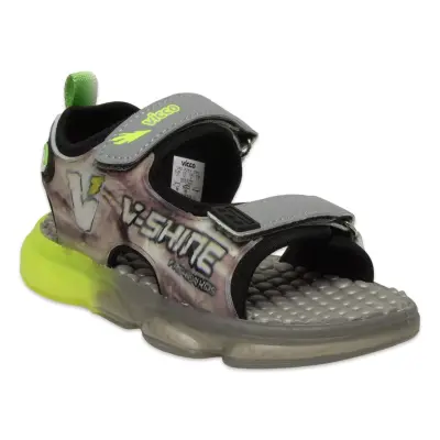 Vicco 332.B25Y.255 Felipe Bebe Işıklı Phylon Gri Erkek Çocuk Sandalet 