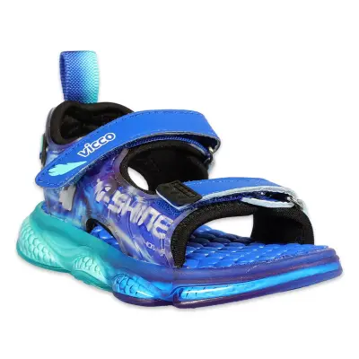 Vicco 332.B25Y.255 Felipe Bebe Işıklı Phylon Mavi Erkek Çocuk Sandalet 