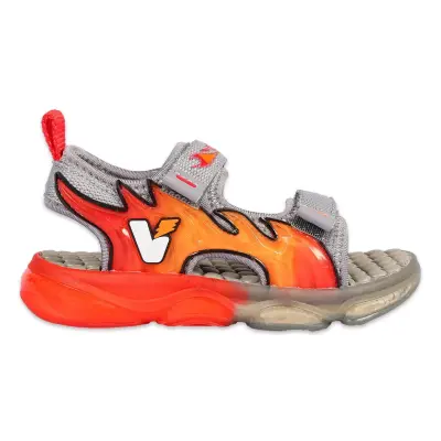 Vicco 332.B25Y.256 Jack Bebe Işıklı Phylon Gri Erkek Çocuk Sandalet - 2