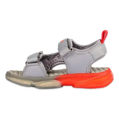 Vicco 332.B25Y.256 Jack Bebe Işıklı Phylon Gri Erkek Çocuk Sandalet - 4