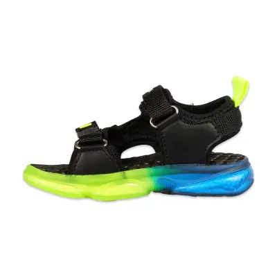 Vicco 332.B25Y.256 Jack Bebe Işıklı Phylon Siyah-Beyaz Erkek Çocuk Sandalet - 3