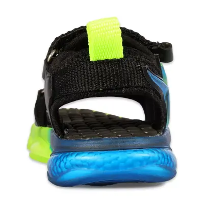 Vicco 332.B25Y.256 Jack Bebe Işıklı Phylon Siyah-Beyaz Erkek Çocuk Sandalet - 4