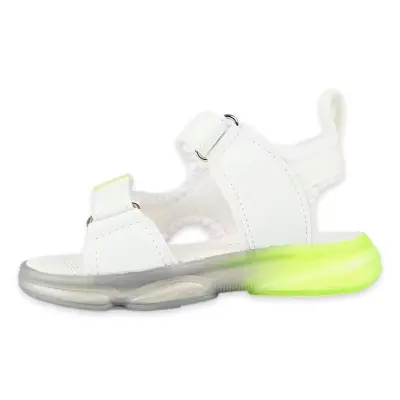 Vicco 332.B26Y.169 Steel Bebe Beyaz Erkek Çocuk Sandalet - Vicco (1)