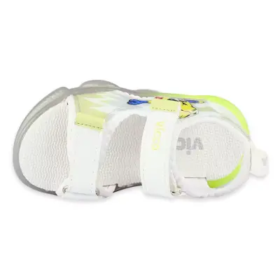 Vicco 332.B26Y.169 Steel Bebe Beyaz Erkek Çocuk Sandalet - 3
