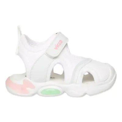 Vicco 332.B26Y.171 Soft Bebe Beyaz Kız Çocuk Sandalet - 1