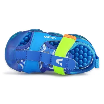 Vicco 332.E25Y.217 Live Ilk Adım Işıklı Mavi Çocuk Sandalet - 3