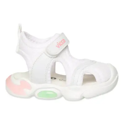 Vicco 332.E26Y.171 Soft Ilk Adım Beyaz Kız Çocuk Sandalet - 1