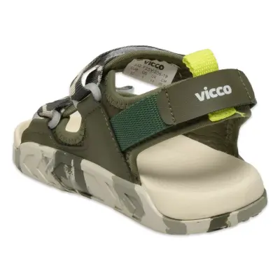 Vicco 332.F25Y.206 Tape Filet Phylon Haki Çocuk Sandalet - 4