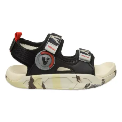 Vicco 332.F25Y.206 Tape Filet Phylon Siyah-Beyaz Çocuk Sandalet - 2