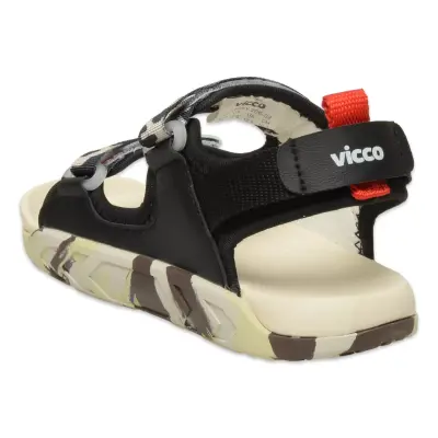 Vicco 332.F25Y.206 Tape Filet Phylon Siyah-Beyaz Çocuk Sandalet - 4