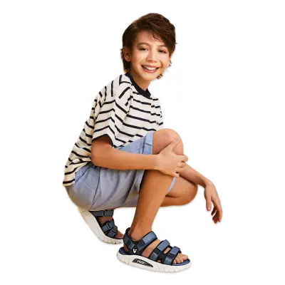 Vicco 332.F25Y.212 Cube Filet Phylon Lacivert Çocuk Sandalet - 3