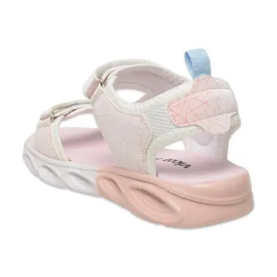 Vicco 332.P25Y.179 Legendy Patik Işıklı Phylon Beyaz Kız Çocuk Sandalet - 4