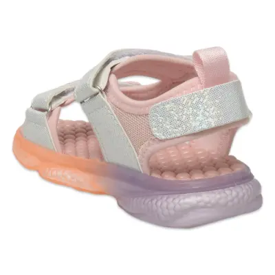 Vicco 332.P25Y.254 Can Patik Işıklı Phylon Pudra Kız Çocuk Sandalet - 4