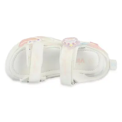 Vicco 332.P26Y.176 Alra Patik Günlük Işıklı Beyaz Çocuk Sandalet - 3