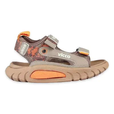 Vicco 332.P26Y.179 Konan Patik Kahverengi Erkek Çocuk Sandalet - 1