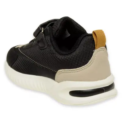 Vicco Tino Bebe Phylon Siyah-Beyaz Erkek Çocuk Spor Ayakkabı - 4