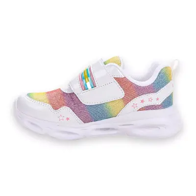 Vi̇cco 346.B23Y181 Ki̇ta Işıklı Beyaz Uni̇sex Spor Ayakkabı - 3