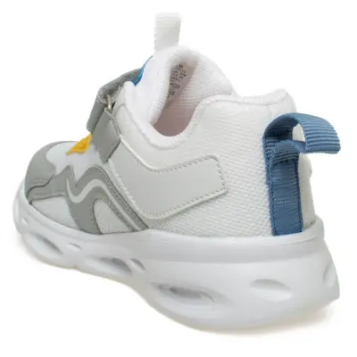 Vicco 346.B24Y117 Rony Bebe Işıklı Beyaz Çocuk Spor Ayakkabı - 4