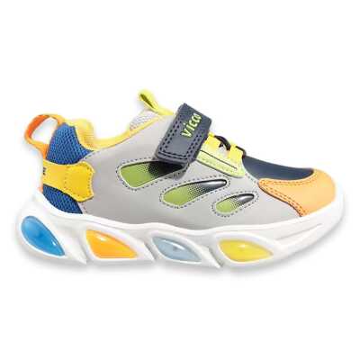 Vicco 346.B25K.227 Lamb Bebe Işıklı Phylon Gri Çocuk Spor Ayakkabı - Vicco