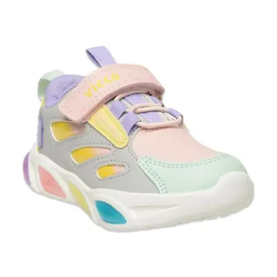 Vicco 346.B25K.227 Lamb Bebe Işıklı Phylon Gümüş Çocuk Spor Ayakkabı - 4