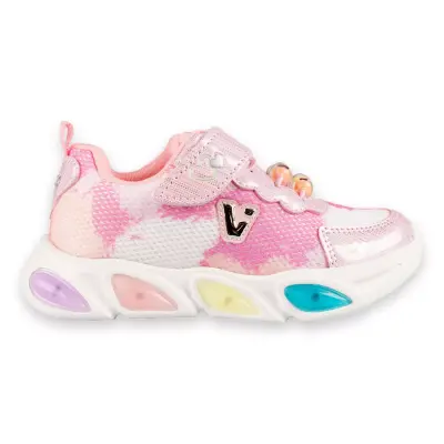 Vicco 346.B25Y.177 Gelato Bebe Işıklı Phylon Pembe Kız Çocuk Spor Ayakkabı - 2