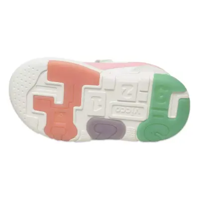 Vicco 346.B25Y.180 Queen Bebe Işıklı Phylon Beyaz Kız Çocuk Spor Ayakkabı - 5