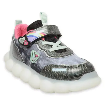 Vicco 346.B25Y207 Balloon Bebe Işıklı Phylon Siyah-Beyaz Çocuk Spor Ayakkabı 