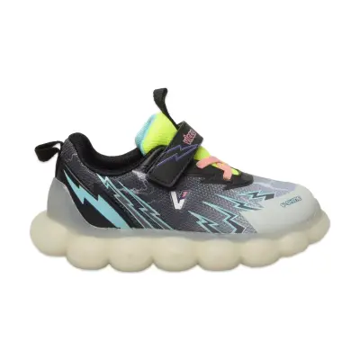Vicco 346.B25Y214 Flash Bebe Işıklı Phylon Siyah-Beyaz Erkek Çocuk Spor Ayakkabı - 2