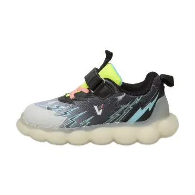 Vicco 346.B25Y214 Flash Bebe Işıklı Phylon Siyah-Beyaz Erkek Çocuk Spor Ayakkabı - 3