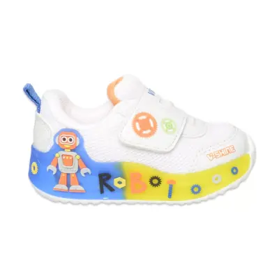 Vicco 346.B26Y.102 Feti Işıklı Bebe Beyaz Çocuk Spor Ayakkabı 