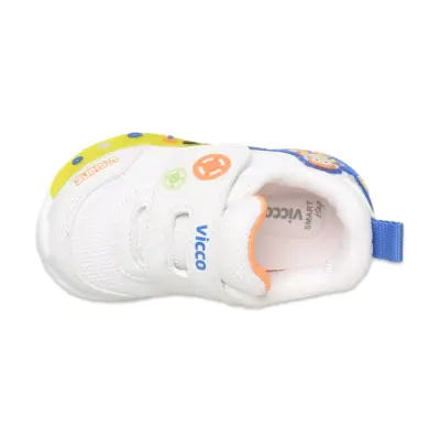Vicco 346.B26Y.102 Feti Işıklı Bebe Beyaz Çocuk Spor Ayakkabı - 3