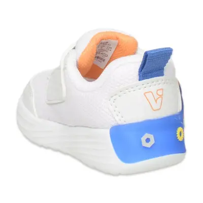 Vicco 346.B26Y.102 Feti Işıklı Bebe Beyaz Çocuk Spor Ayakkabı - 4