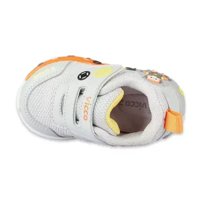 Vicco 346.B26Y.102 Feti Işıklı Bebe Gri Çocuk Spor Ayakkabı - 3