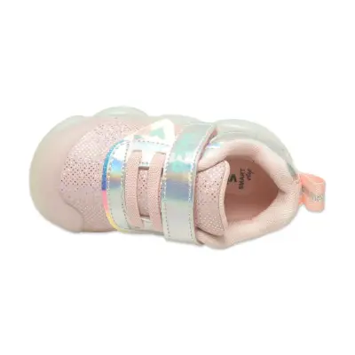 Vicco 346.E25K.259 Pety Ilk Adım Işıklı Phylon Pudra Çocuk Spor Ayakkabı - 3