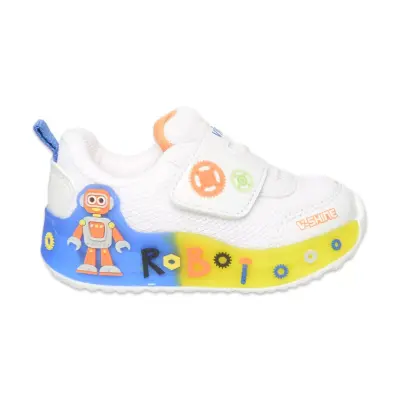 Vicco 346.E26Y.102 Feti Işıklı Ilk Adım Beyaz Çocuk Spor Ayakkabı - 1
