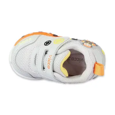 Vicco 346.E26Y.102 Feti Işıklı Ilk Adım Gri Çocuk Spor Ayakkabı - 3