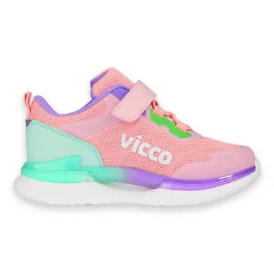 Vicco 346.F23K.318 Yancy Phylon Pudra Kız Çocuk Spor Ayakkabı - 3