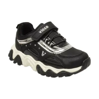 Vicco 346.F25K.210 Dream Filet Siyah-Beyaz Çocuk Spor Ayakkabı 