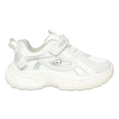 Vicco 346.F26K.124 Lara Filet Günlük Beyaz Çocuk Spor Ayakkabı - Vicco